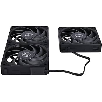 LIAN LI UNI Fan P28 120 Triple Pack Blackwith a Fan Speed